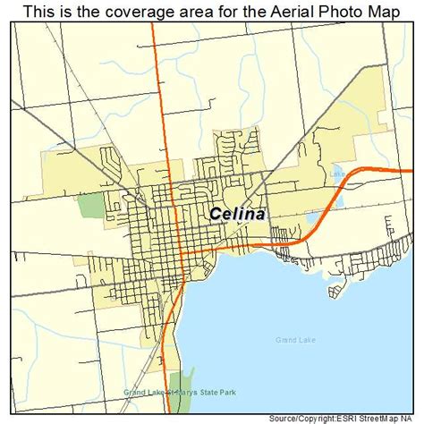 map of celina ohio area